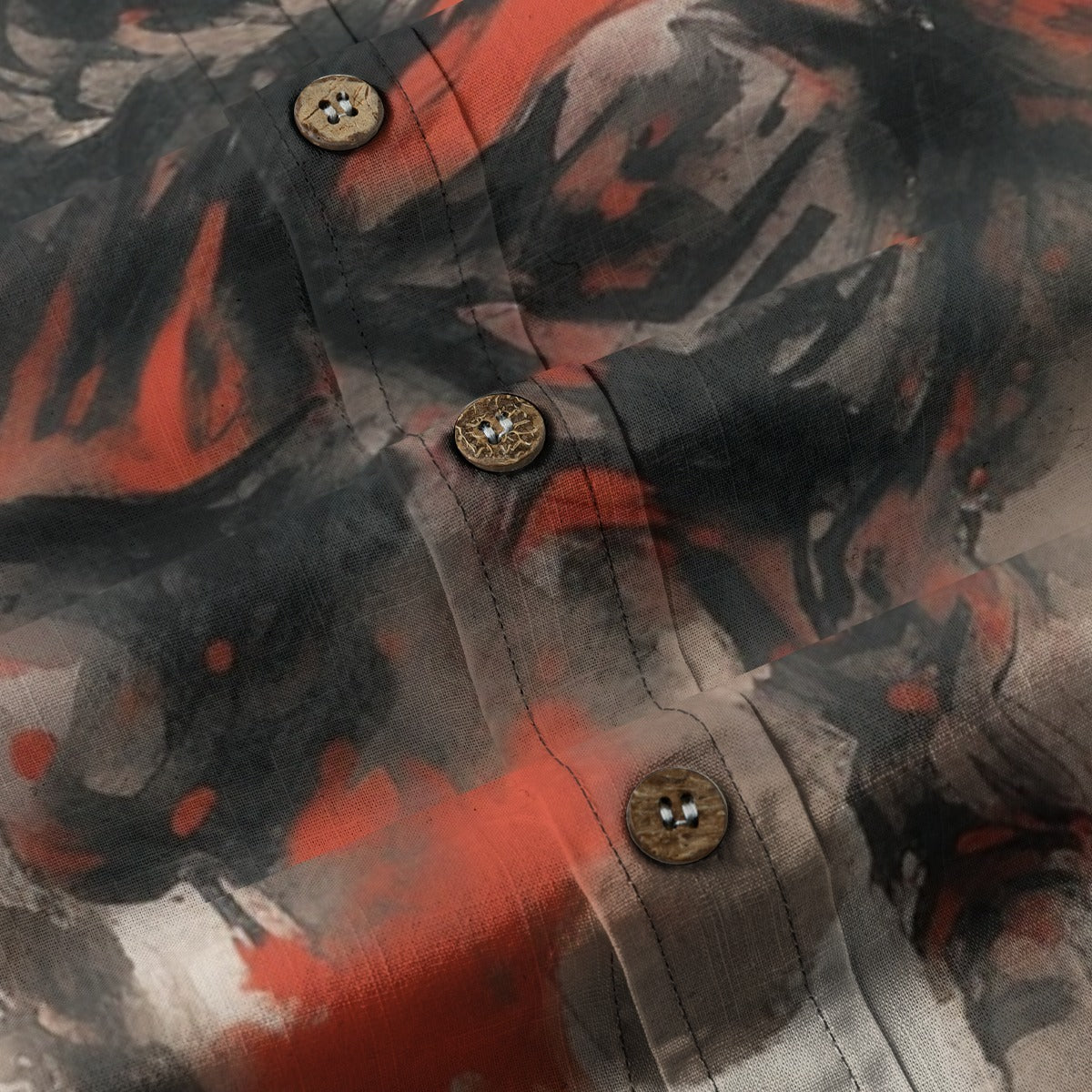 Sixty Eight 93 Logo White Rage of Sam Cotton Button Up Shirt