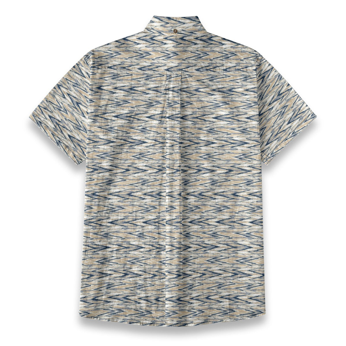 Sixty Eight 93 Logo White & Black Nickel Oasis Cotton Button Up Shirt