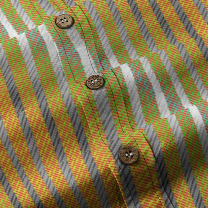 Sixty Eight 93 Logo White Dollar Bill Cotton Button Up Shirt