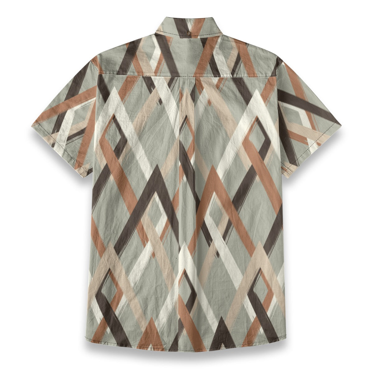 Sixty Eight 93 Logo White & Black Ascension Cotton Button Up Shirt