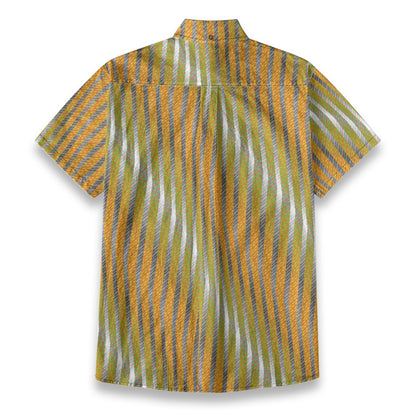 Sixty Eight 93 Logo White Dollar Bill Cotton Button Up Shirt