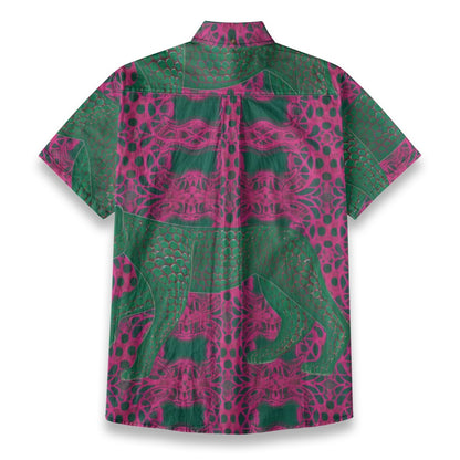Sixty Eight 93 Logo White Dark Mystic Slate Cotton Button Up Shirt