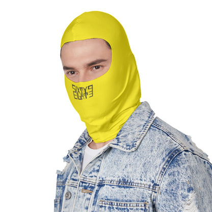 Sixty Eight 93 Logo Black Lemonade Balaclava Face Mask