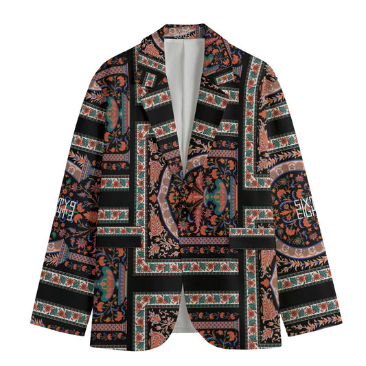 Sixty Eight 93 Exotic Men's Casual Flat Lapel Collar Blazer
