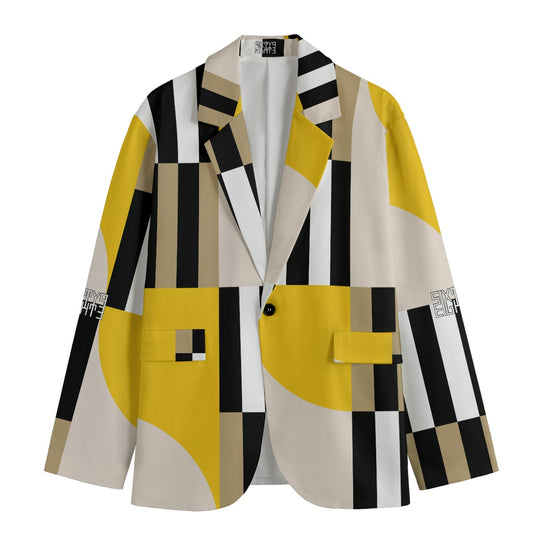 Sixty Eight 93 YBWTG Men's Casual Flat Lapel Collar Blazer