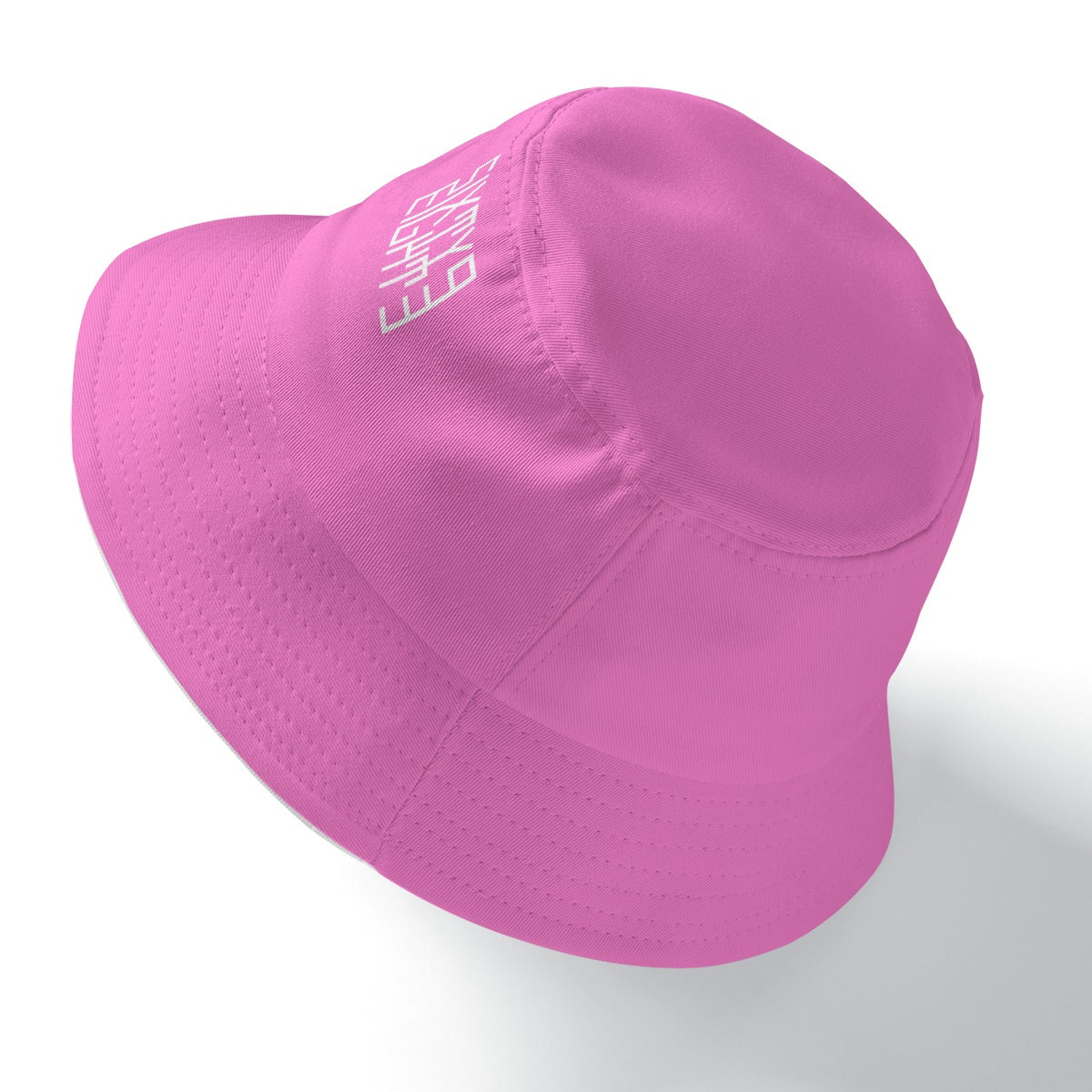 Sixty Eight 93 Logo White Pink Bucket Hat