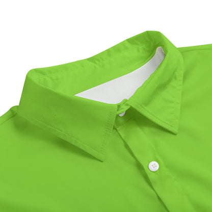 Sixty Eight 93 Logo White Green Apple Unisex Imitation Silk Pajama Set