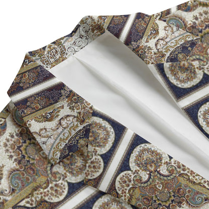 Sixty Eight 93 Stained Glass Men's Casual Flat Lapel Collar Blazer