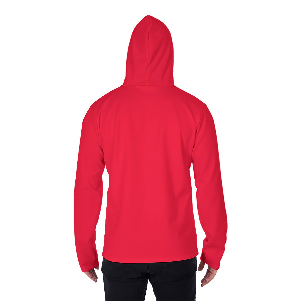 Sixty Eight 93 Red Men's Heavy Fleece Hoodie With Mask