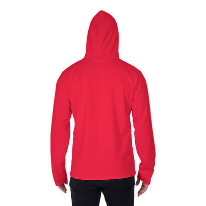 Sixty Eight 93 Red Men's Heavy Fleece Hoodie With Mask