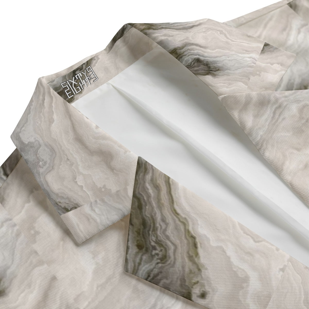 Sixty Eight 93 Marble Men's Casual Flat Lapel Collar Blazer