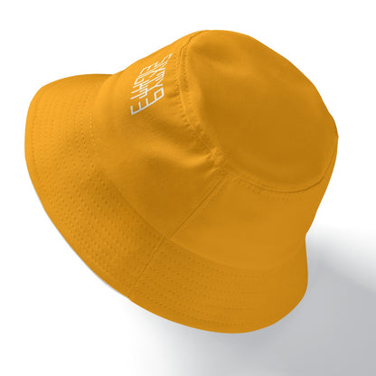 Sixty Eight 93 Logo White Orange Bucket Hat