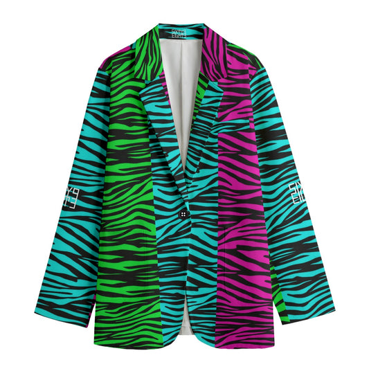 Sixty Eight 93 Tri-Blend Zebra Women's Leisure Blazer