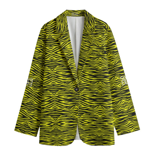 Sixty Eight 93 Zebra Black Lemonade Women's Leisure Blazer