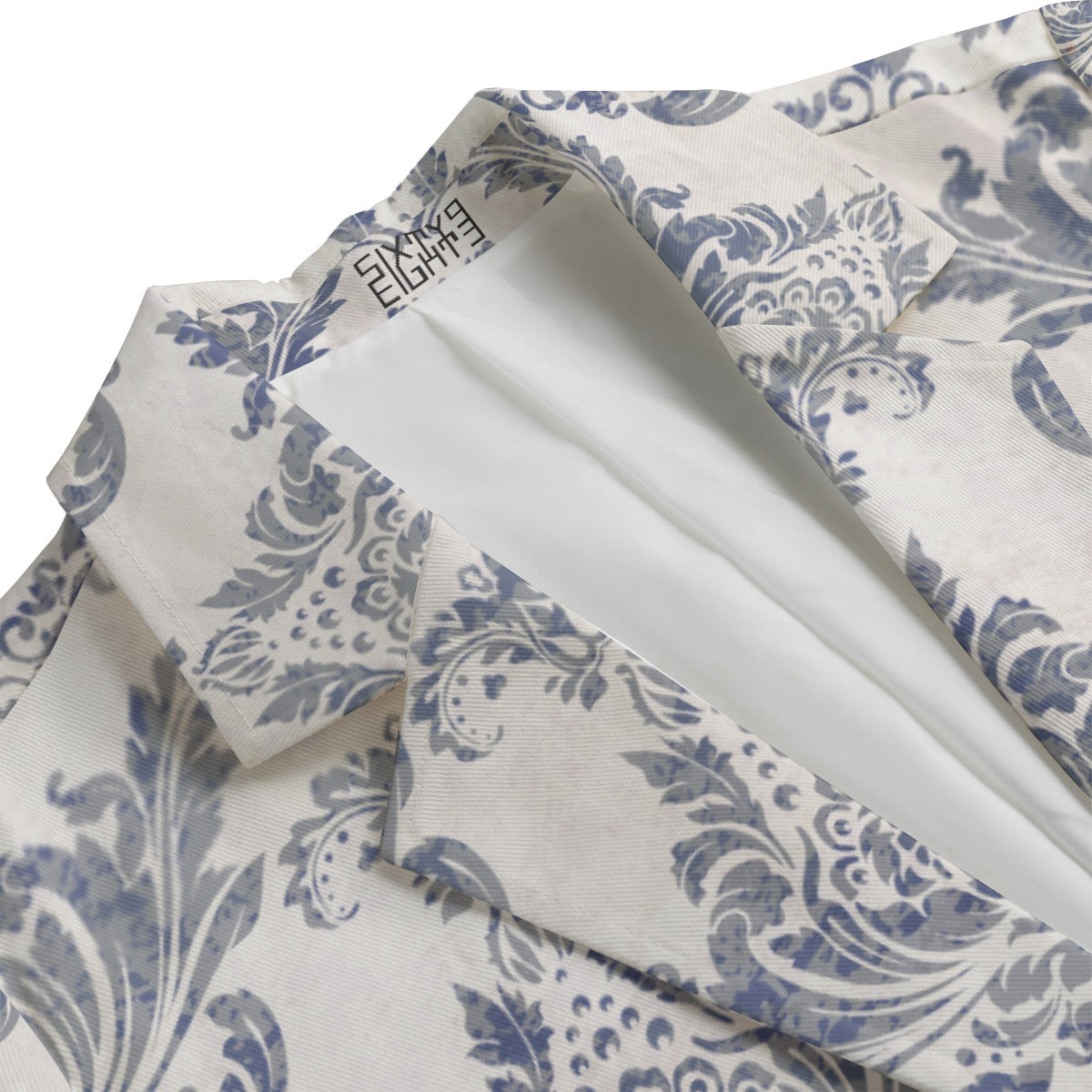 Sixty Eight 93 Floral Blue Creme Women's Leisure Blazer