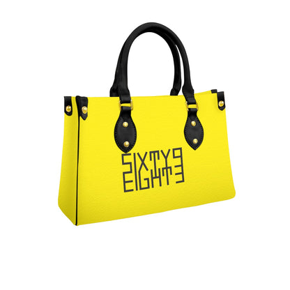 Sixty Eight 93 Logo Black Lemonade Women's Tote Bag With Black Handle