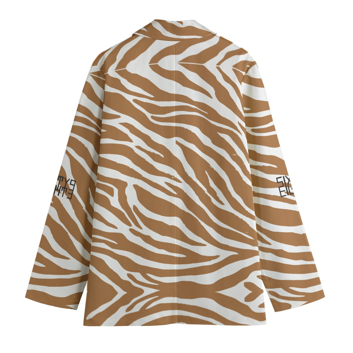 Sixty Eight 93 Zebra Brown Women's Leisure Blazer