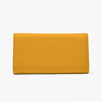 Sixty Eight 93 Logo White Orange Foldable Wallet