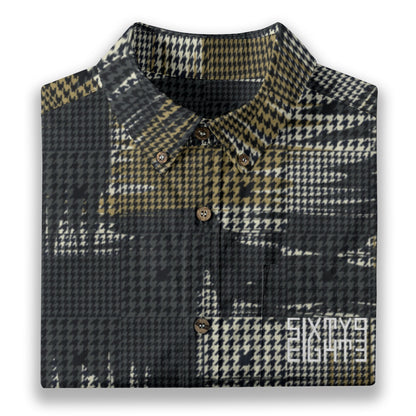 Sixty Eight 93 Logo White ABW Cotton Button Up Shirt