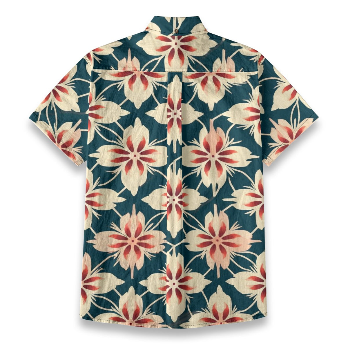 Sixty Eight 93 Logo White & Black Champagne Blue Topaz Cotton Button Up Shirt