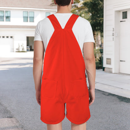 Sixty Eight 93 Logo White Red Overalls