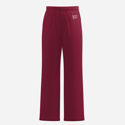 Sixty Eight 93 Men's Burgundy Dress Pants