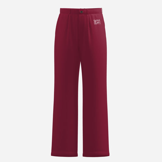 Sixty Eight 93 Men's Burgundy Dress Pants