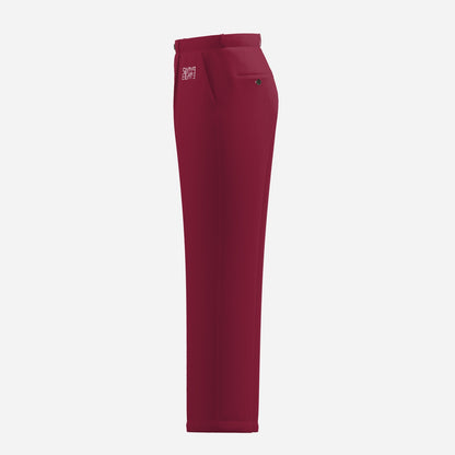 Sixty Eight 93 Men's Burgundy Dress Pants