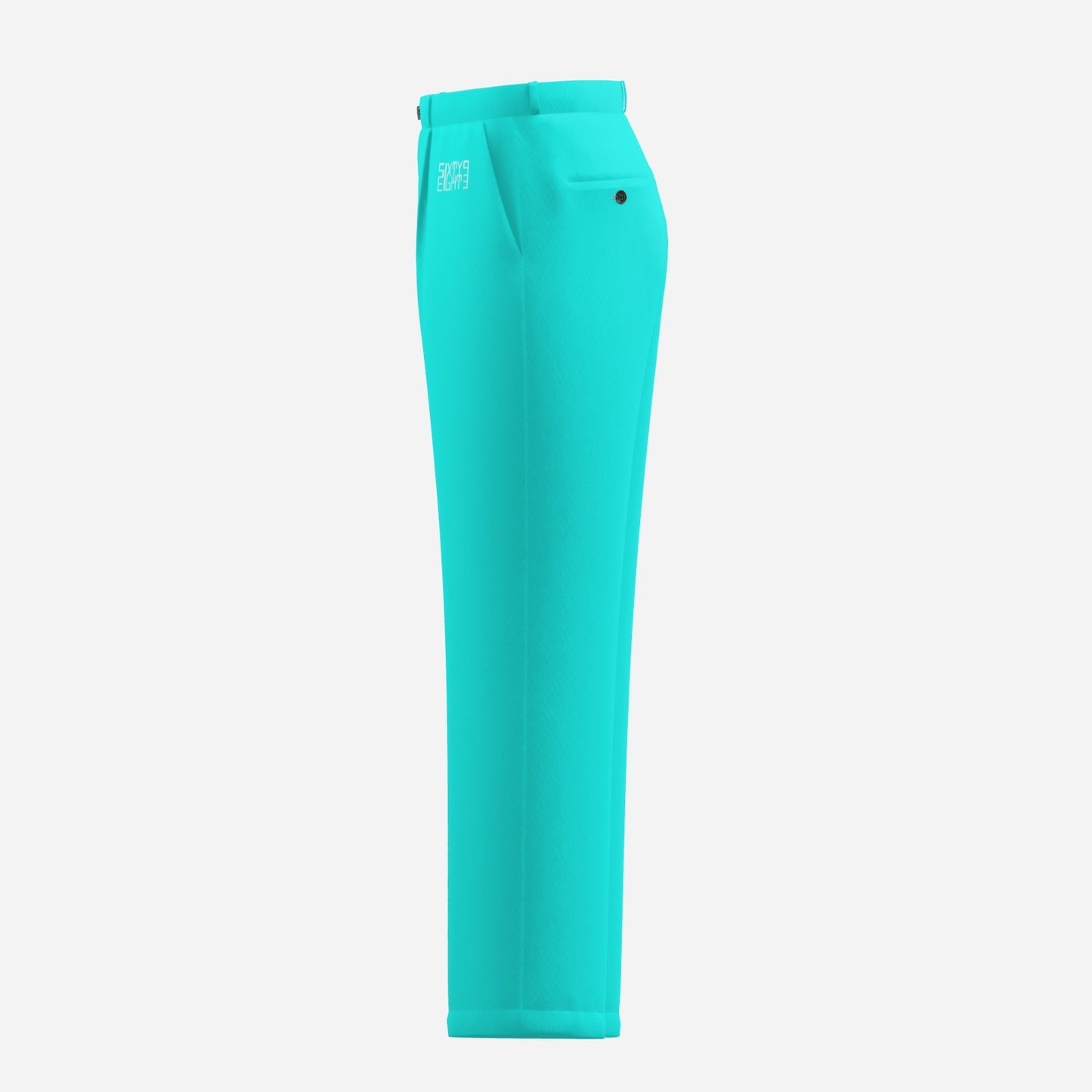 Sixty Eight 93 Men's Aqua Blue Dress Pants