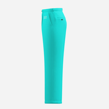 Sixty Eight 93 Men's Aqua Blue Dress Pants