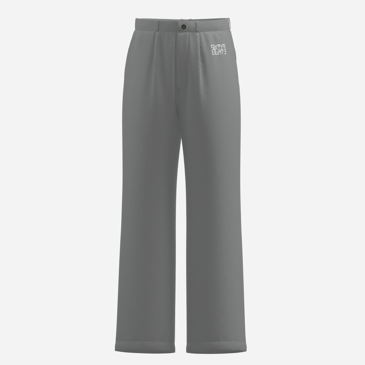 Sixty Eight 93 Men's Grey Dress Pants