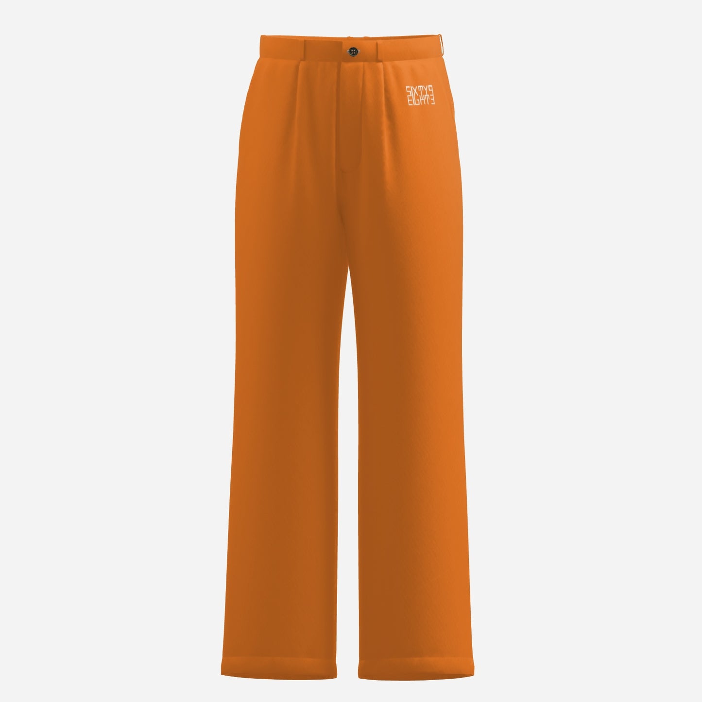 Sixty Eight 93 Men's Dark Orange Dress Pants