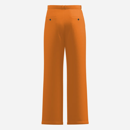 Sixty Eight 93 Men's Dark Orange Dress Pants