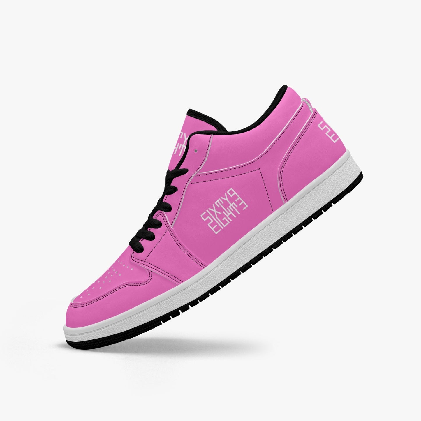 Sixty Eight 93 Logo White Pink SENTLT1 Shoes