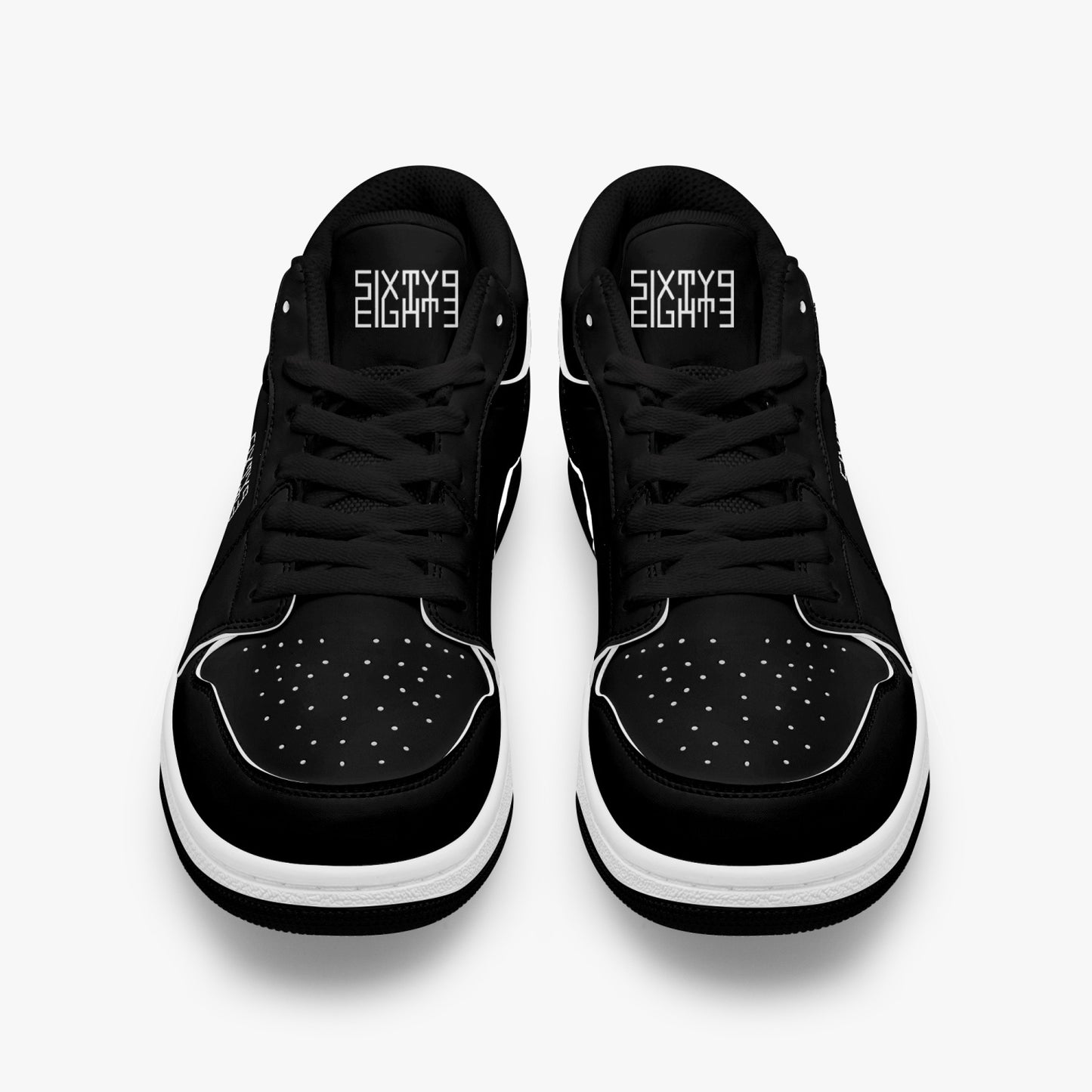 Sixty Eight 93 Logo White Black SENTLT1 Shoes