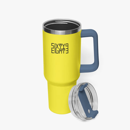 Sixty Eight 93 Logo Black Lemonade 40oz Hydrator Tumbler Cup