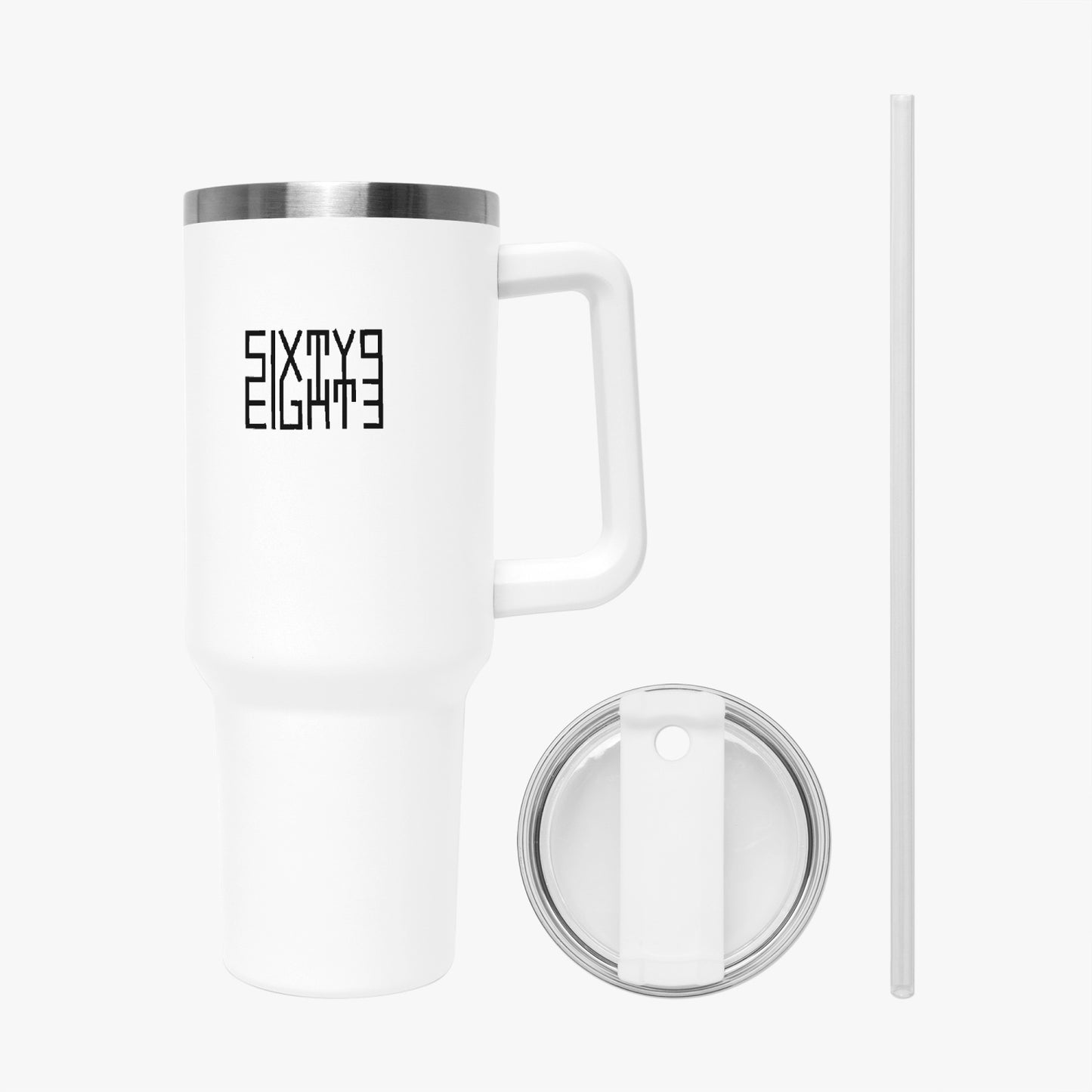 Sixty Eight 93 Logo Black White 40oz Hydrator Tumbler Cup