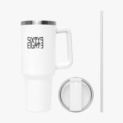 Sixty Eight 93 Logo Black White 40oz Hydrator Tumbler Cup