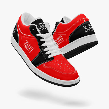 Sixty Eight 93 Logo White Black & Red SENTLT1 Shoes