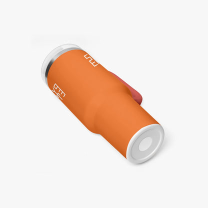 Sixty Eight 93 Logo White Netherland Orange 40oz Hydrator Tumbler Cup