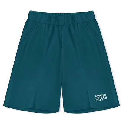 Sixty Eight 93 Men's Dark Teal Zip-Up Polo Set