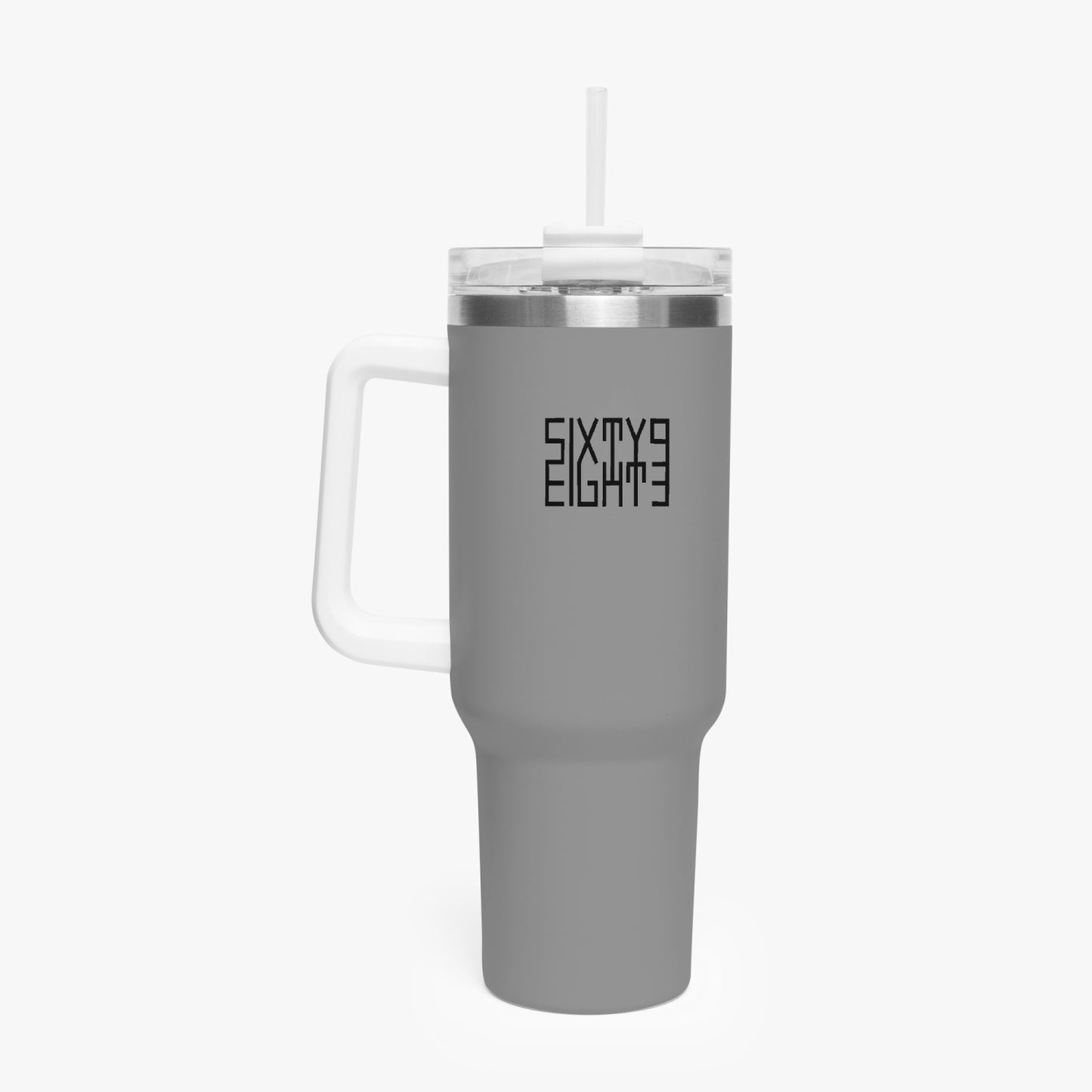 Sixty Eight 93 Logo Black Grey 40oz Hydrator Tumbler Cup