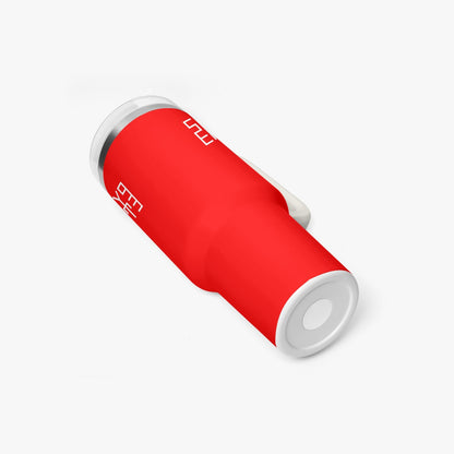 Sixty Eight 93 Logo White Red 40oz Hydrator Tumbler Cup