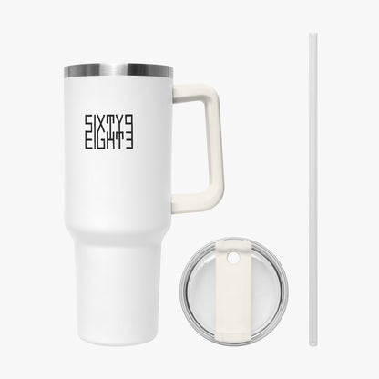 Sixty Eight 93 Logo Black White 40oz Hydrator Tumbler Cup