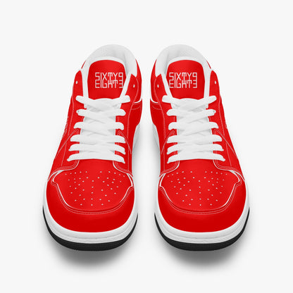 Sixty Eight 93 Logo White Red SENTLT1 Shoes