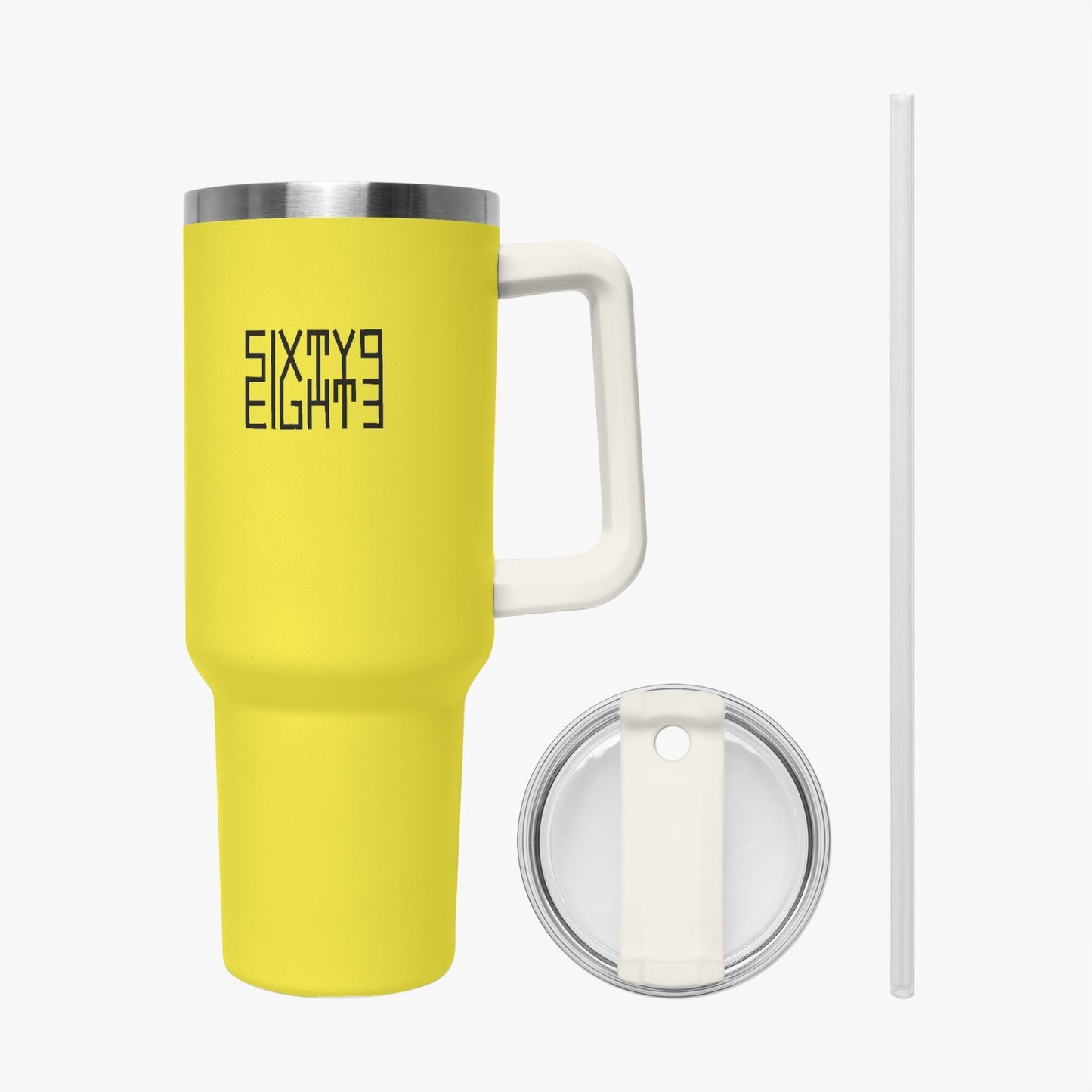 Sixty Eight 93 Logo Black Lemonade 40oz Hydrator Tumbler Cup