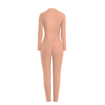 Sixty Eight 93 Peach Skinny Fit Jumpsuit