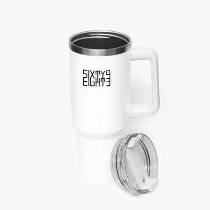 Sixty Eight 93 Logo Black White 40oz Hydrator Tumbler Cup