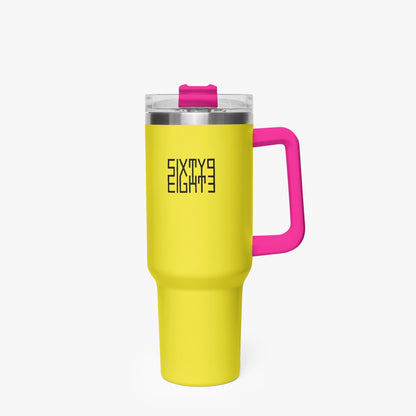 Sixty Eight 93 Logo Black Lemonade 40oz Hydrator Tumbler Cup