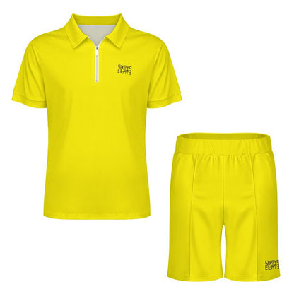 Sixty Eight 93 Men's Lemonade Zip-Up Polo Set